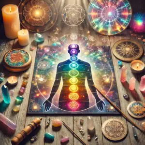 Karta tarota symbolizująca równowagę aury i czakr – Czytanie aury i czakr