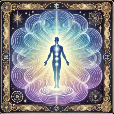 Karta tarota przedstawiająca energię i aurę człowieka – Czytanie aury