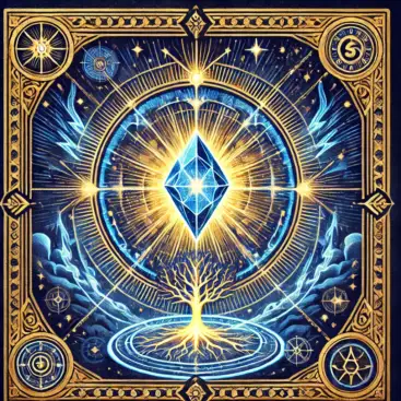 Karta tarota z symbolem słońca i gwiazd – Rytuał wzmocnienia energii